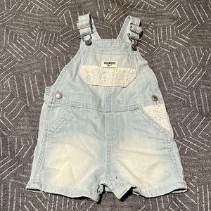 Girls Oshkosh Overalls Size 18 Month
